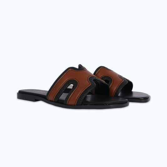 Mykonos - Black × Brown